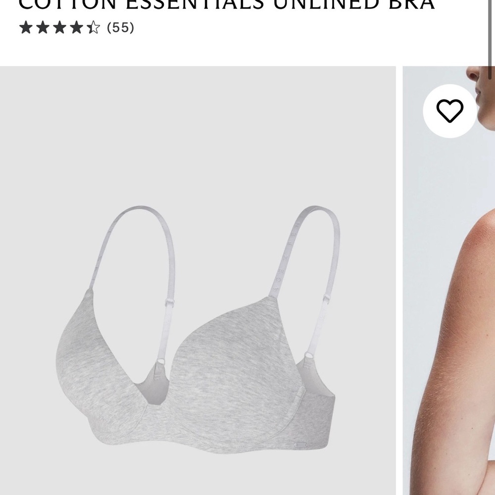 Savage X Fenty Unlined Bra - Light Gray